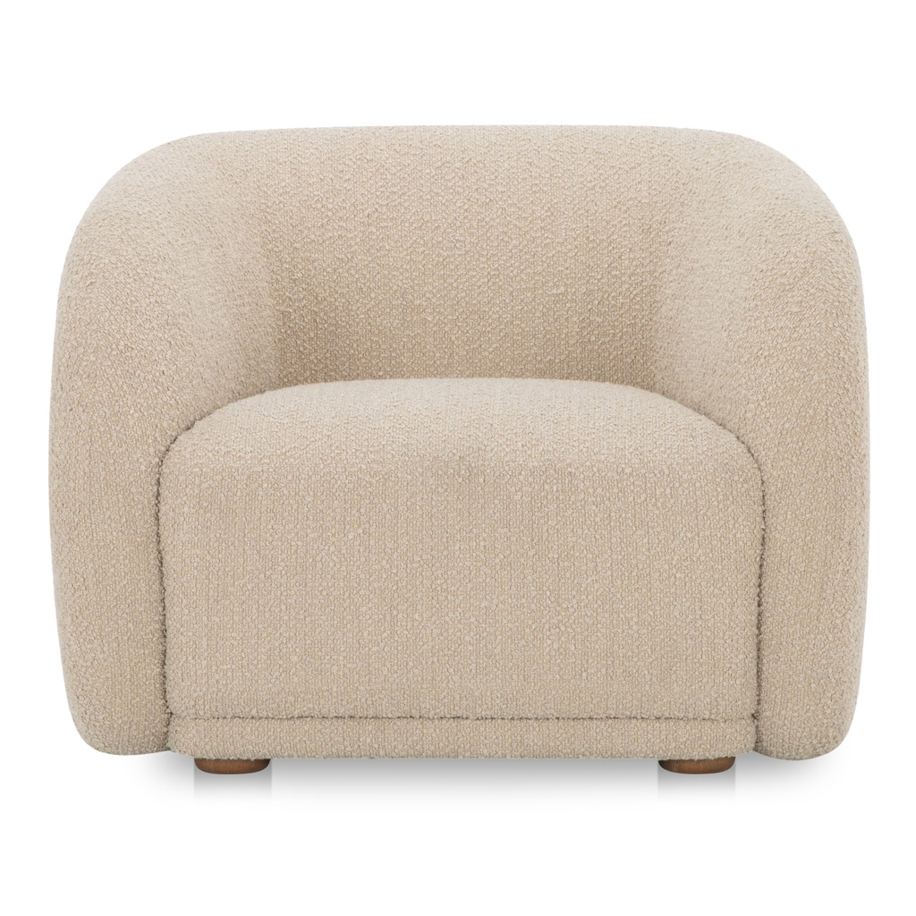 [FO-1028-34] Faye Accent Chair Beige Boucle