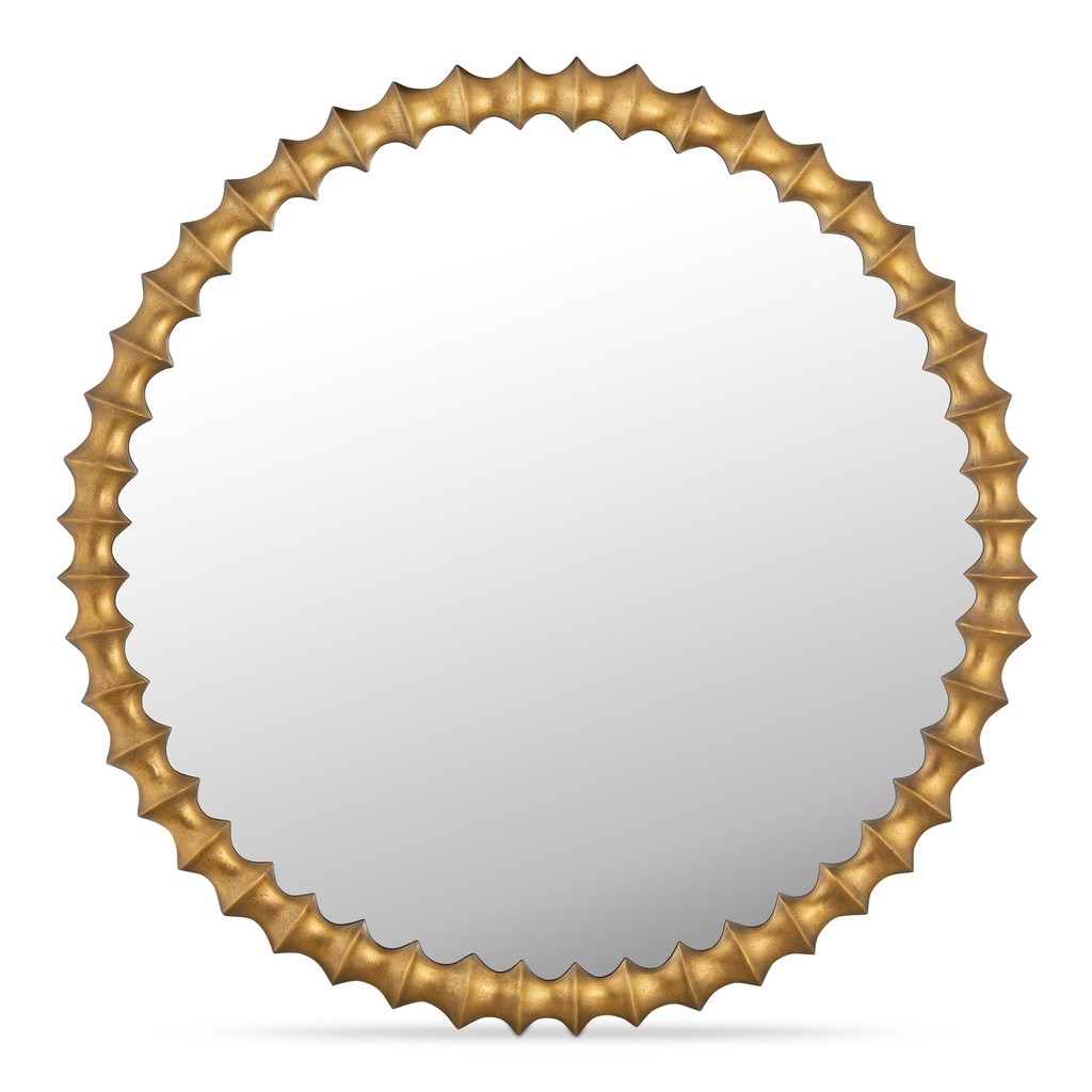 [QK-1029-43] Whitby Mirror Aged Brass