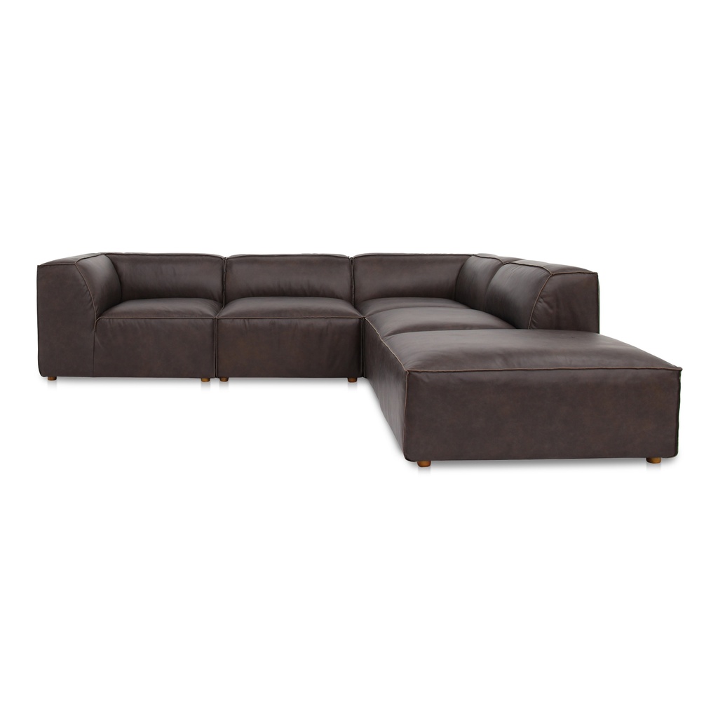 [XQ-1008-20] Form Dream Modular Sectional Espresso Brown