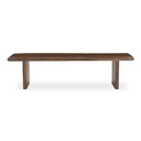 Lila Dining Bench Large Brown