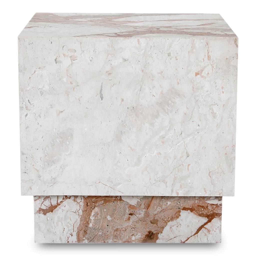[GK-1139-34] Layla Side Table Breccia Marble