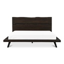 Madagascar King Platform Bed Dark Brown