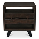 Madagascar Nightstand Dark Brown