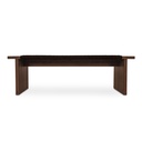Merritt Outdoor Bench Dark Brown