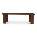 Marina Outdoor Bench Brown