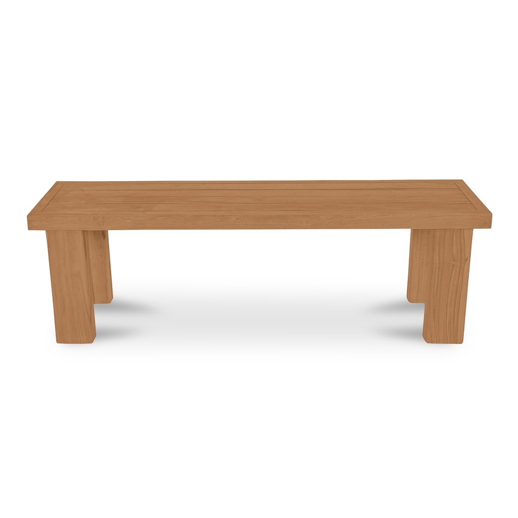 [TA-1005-24-0] Marina Outdoor Dining Bench Natural