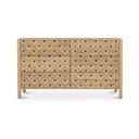 Fulton 6 Drawer Dresser Natural