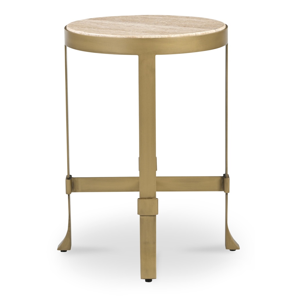 [QJ-1026-34] Holli Side Table Travertine