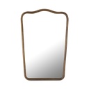 Keyes Mirror Brass