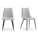 Alibi Dining Chair Beige-Set of Two