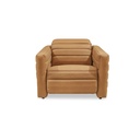 Juno Power Recliner Chair Tan Leather