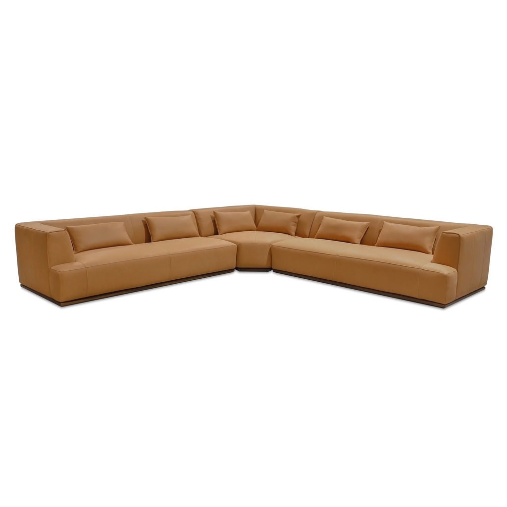[GO-1016-40-0] Clove L-Shaped Sectional Tan