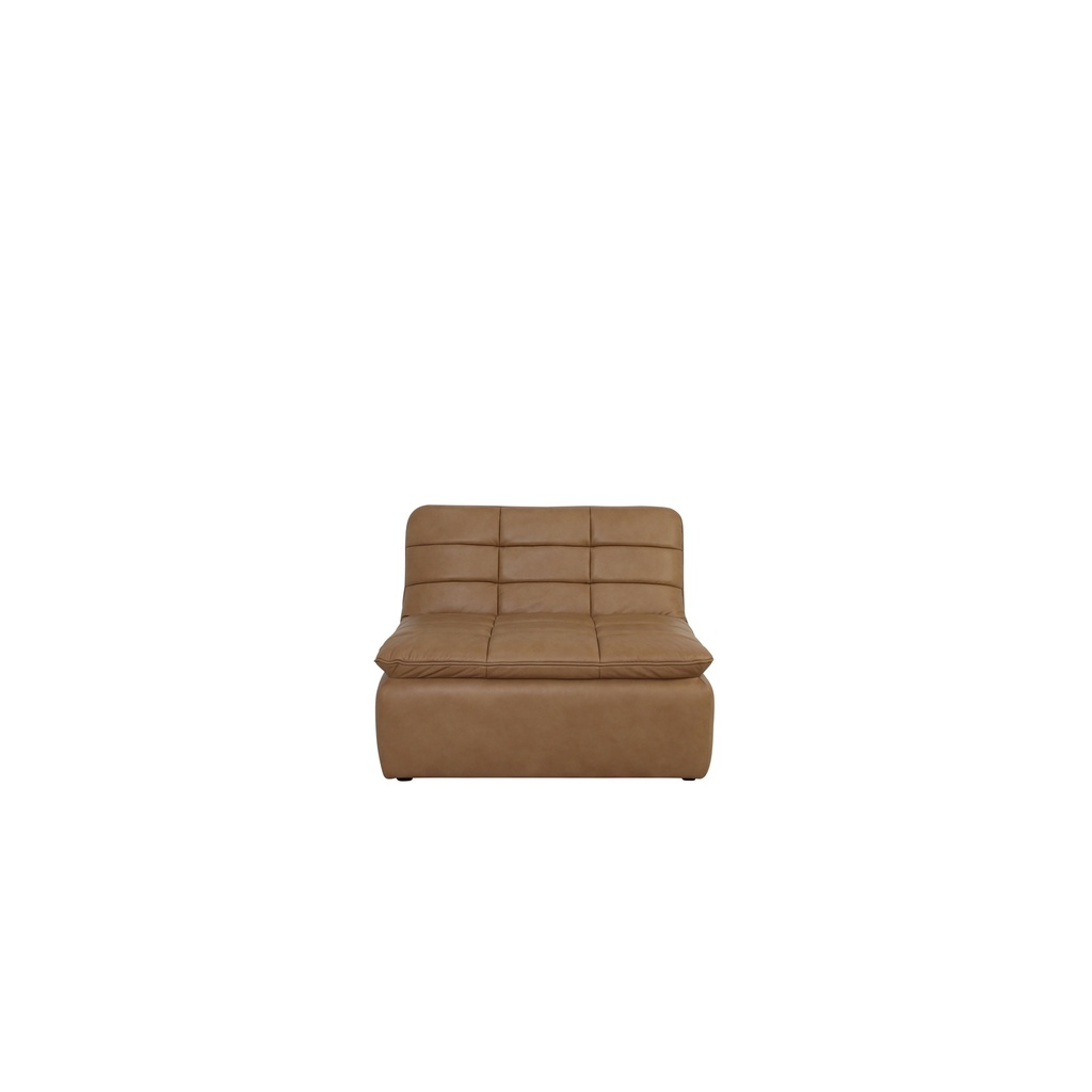 [XQ-1026-40] Lino Slipper Chair Tan Leather