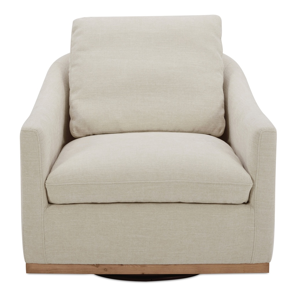 [KQ-1029-34-USA] Linden Swivel Chair Soft Beige