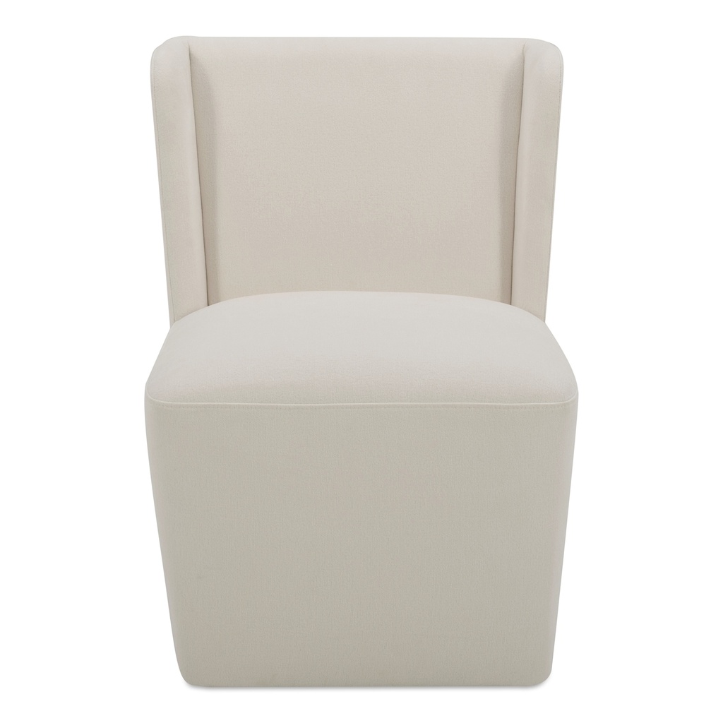 Cormac Rolling Dining Chair Cream