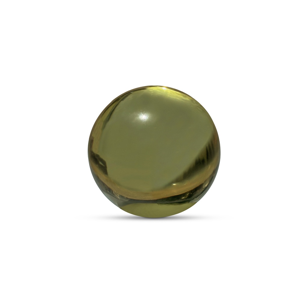 [FI-1131-16] Bonn Cast Glass Decorative Object Olive