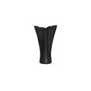 Yeri Cast Aluminum Vase Black
