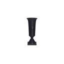 Cassia Cast Aluminum Vase Black