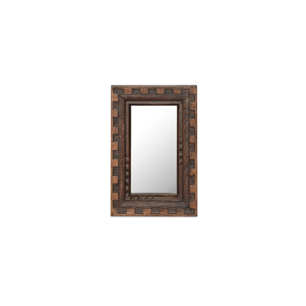 [PZ-1017-03] Holland Mirror Small Brown