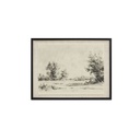 Briar Framed Print On Linen