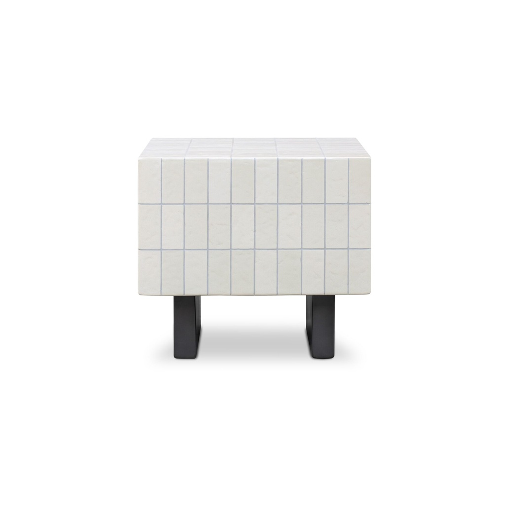 [SC-1007-05] Farren Outdoor Side Table Cream