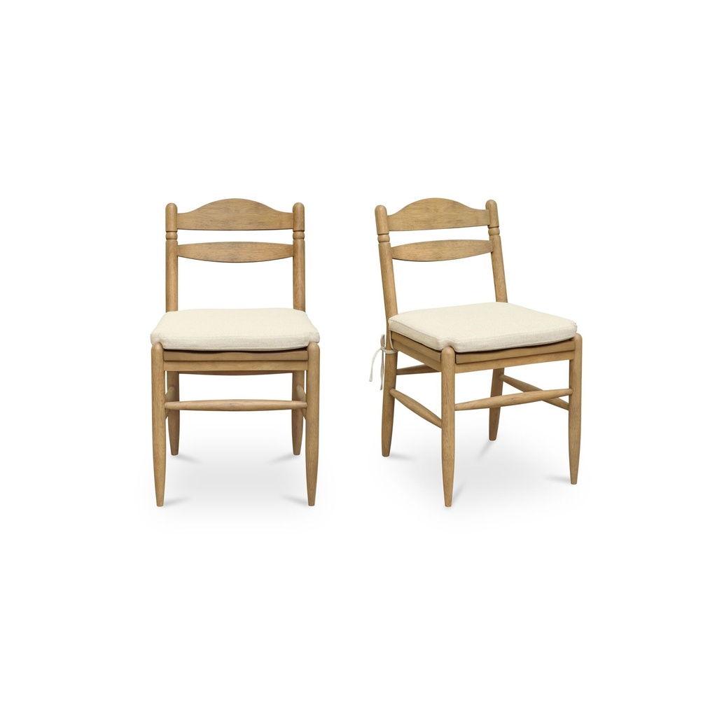 [EM-1015-34] Tate Dining Chair Beige - Set Of Two
