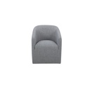 Sandy Rolling Dining Chair Grey