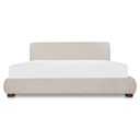 Beau King Storage Bed Speckled Light Grey