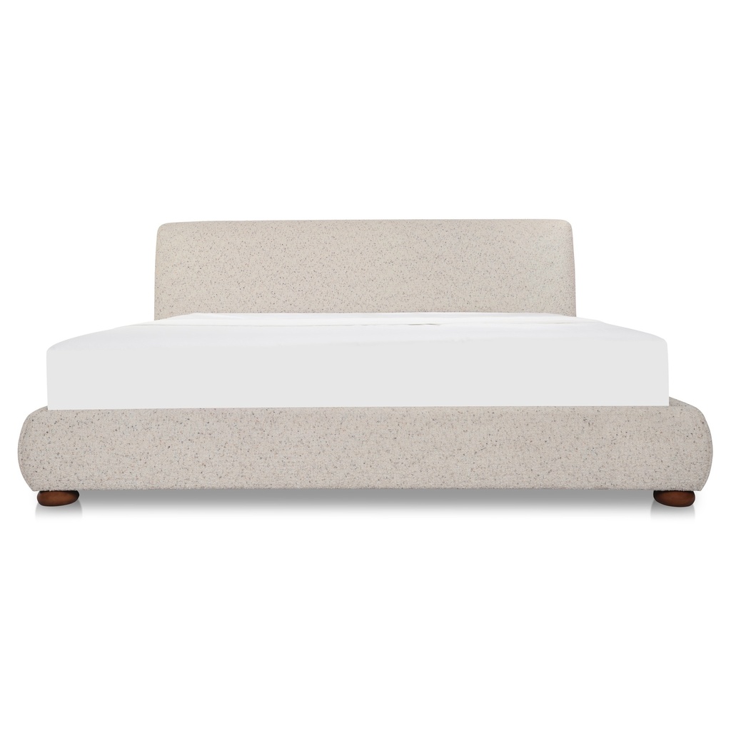 [RN-1157-29-0] Beau Queen Storage Bed Speckled Light Grey