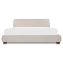 Beau Queen Storage Bed Speckled Light Grey
