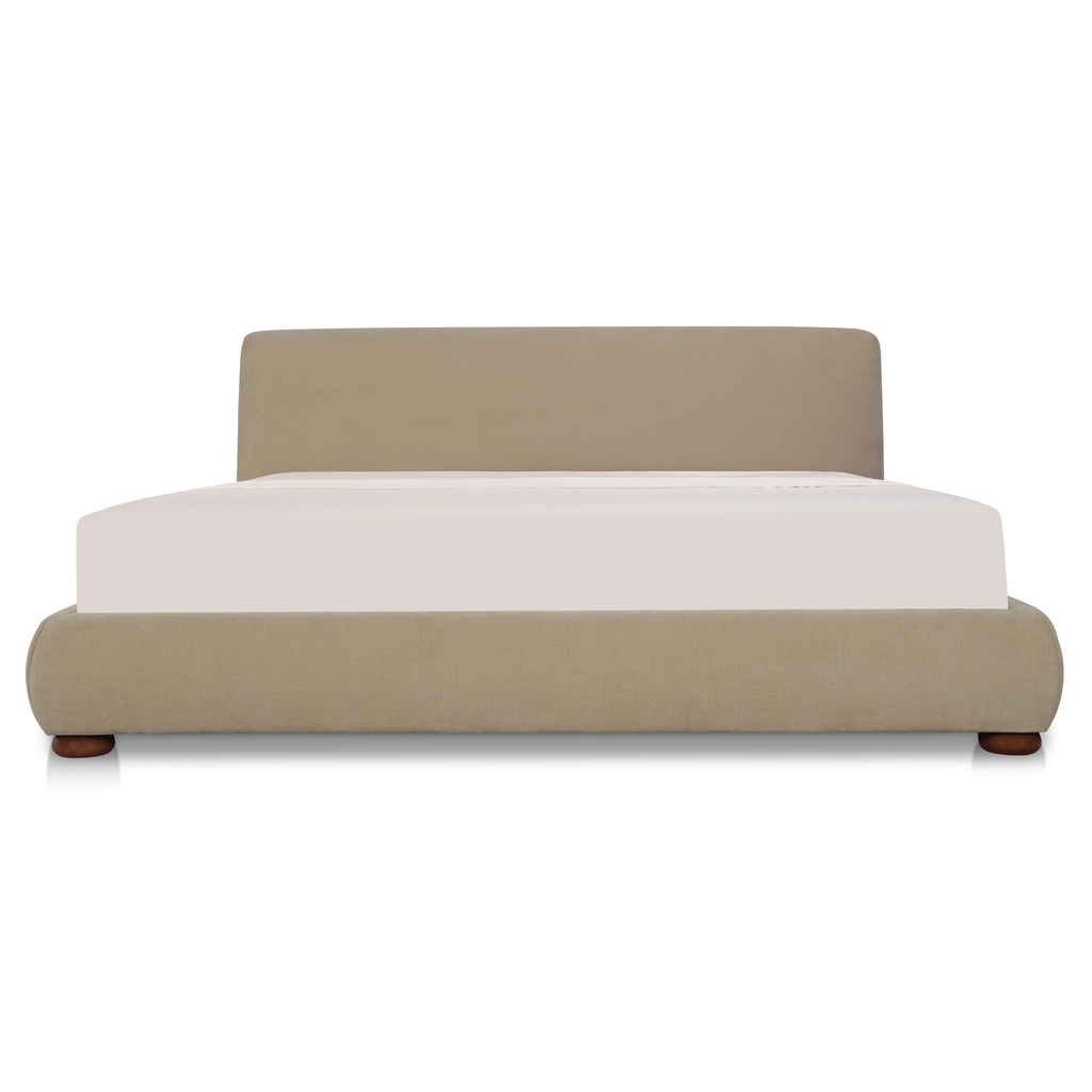 Beau Queen Storage Bed Warm Beige