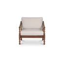 Delilah Outdoor Accent Chair Brown