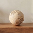 Odessa Sphere Tabletop Accent Tendu Beige Marble
