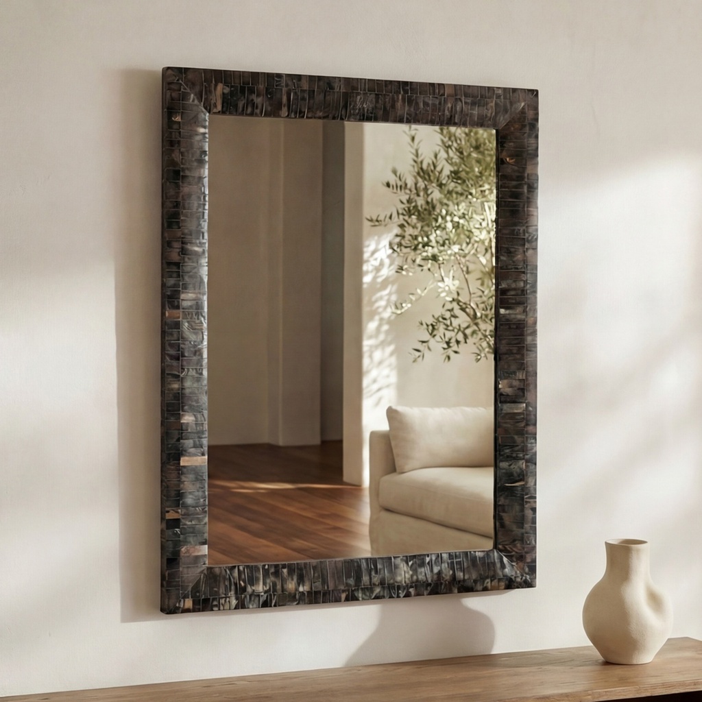 Avis Horn Inlay Mirror