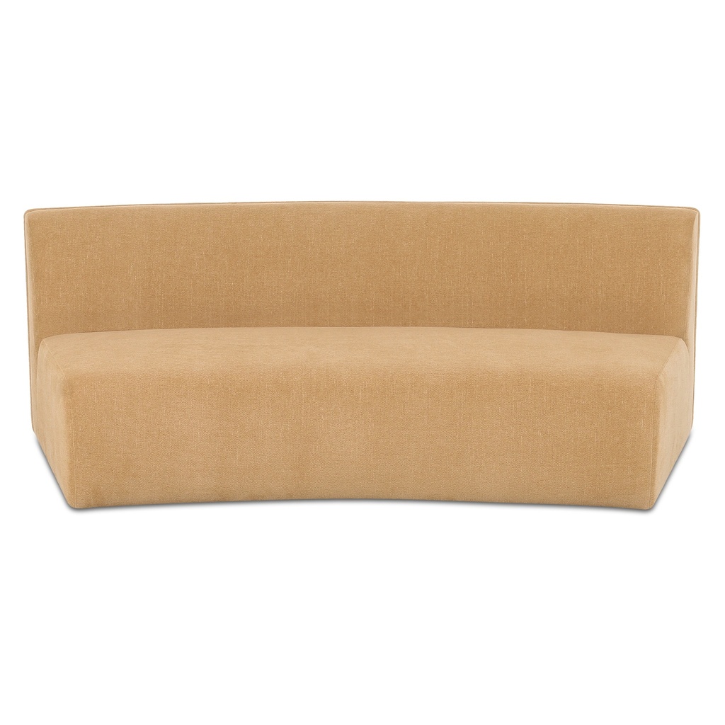 [OA-1092-09] Naomi Concave Sofa Golden Yellow