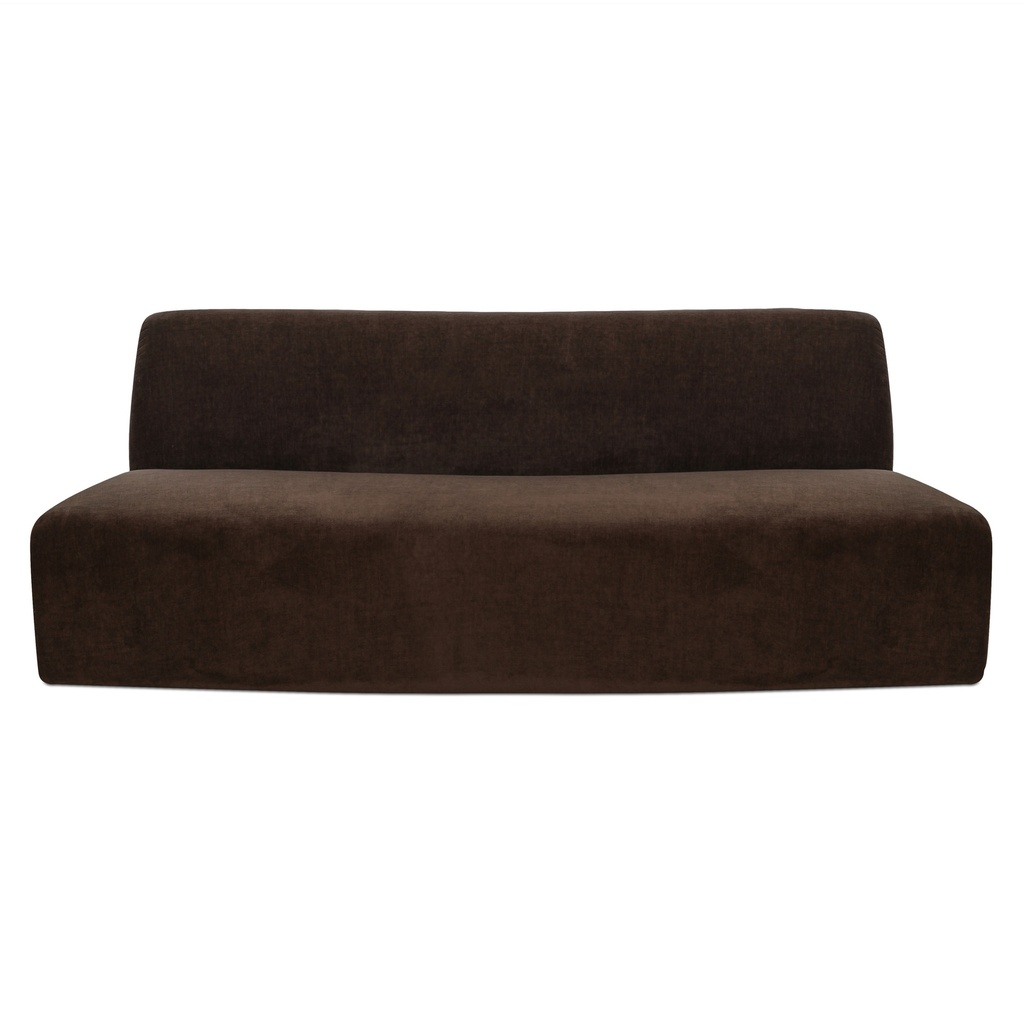 [OA-1093-20] Naomi Convex Sofa Dark Brown