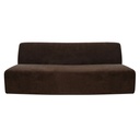 Naomi Convex Sofa Dark Brown