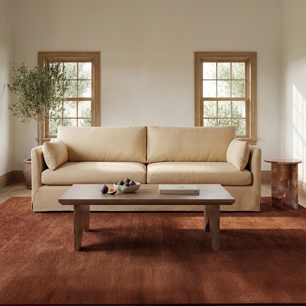 [QM-1011-03] Lake Coffee Table Brown