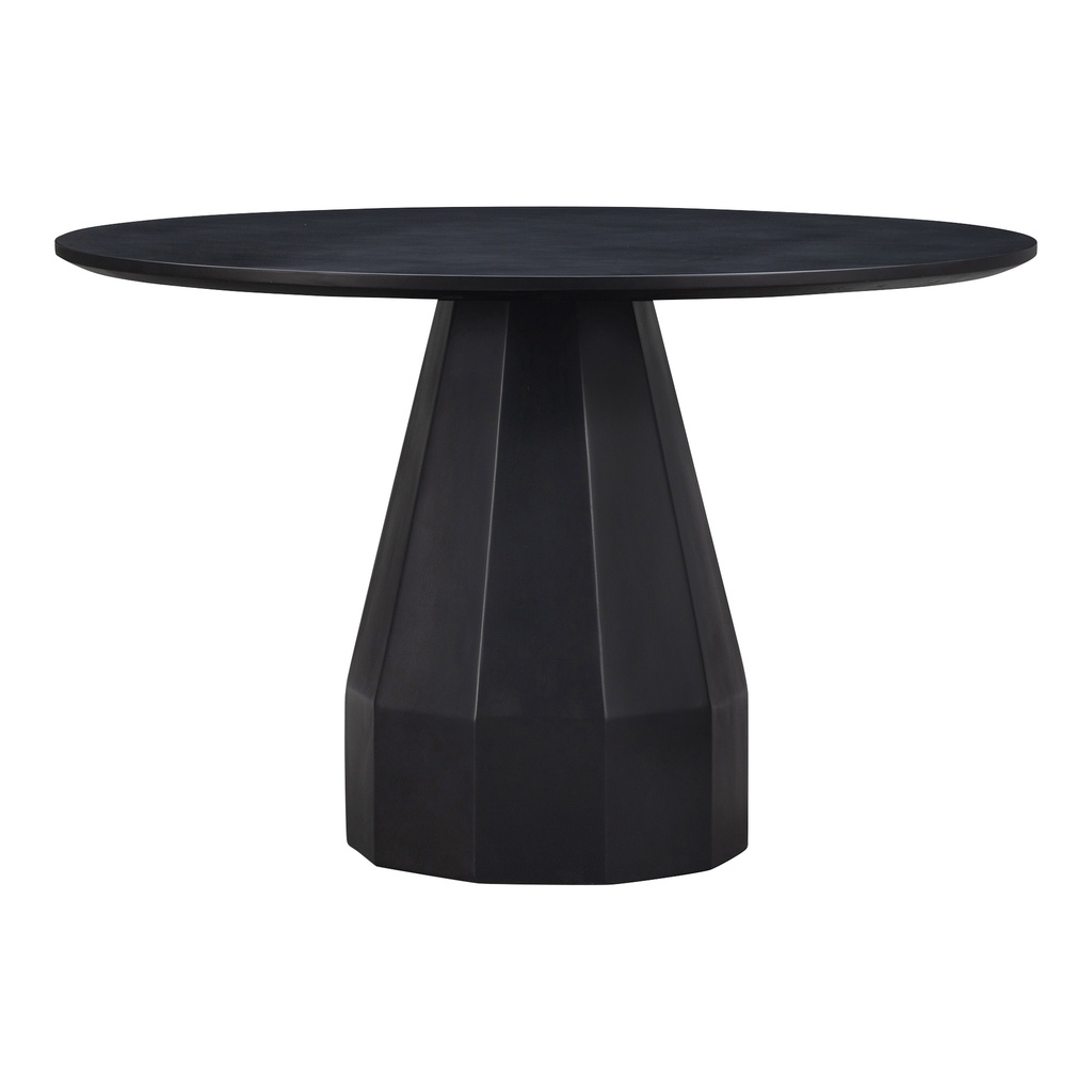 [JK-1010-02-0] Templo Outdoor Dining Table Black
