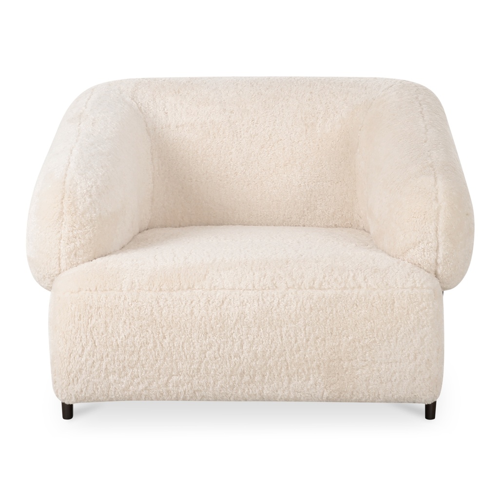 [OA-1061-05] Devlin Lounge Chair Cream Faux Fur