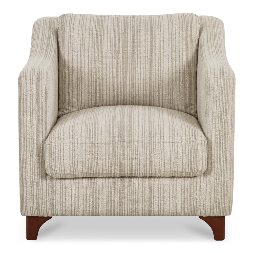 [OA-1062-34] Hewitt Accent Chair Beige Stripe