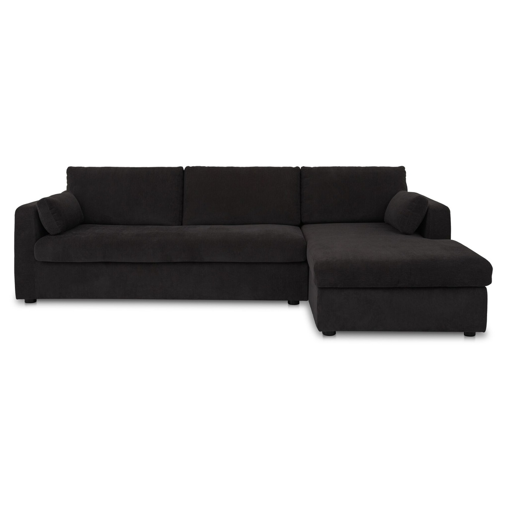 [VV-1007-02-R-0] Burrow Sleeper Sectional With Storage Chaise Black Right