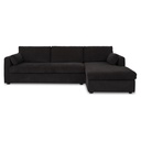 Burrow Sleeper Sectional With Storage Chaise Black Right