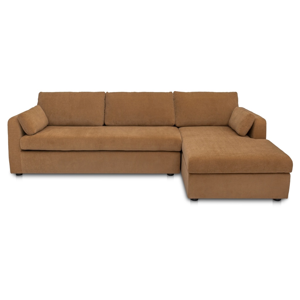 [VV-1007-23-R-0] Burrow Sleeper Sectional With Storage Chaise Ginger Right
