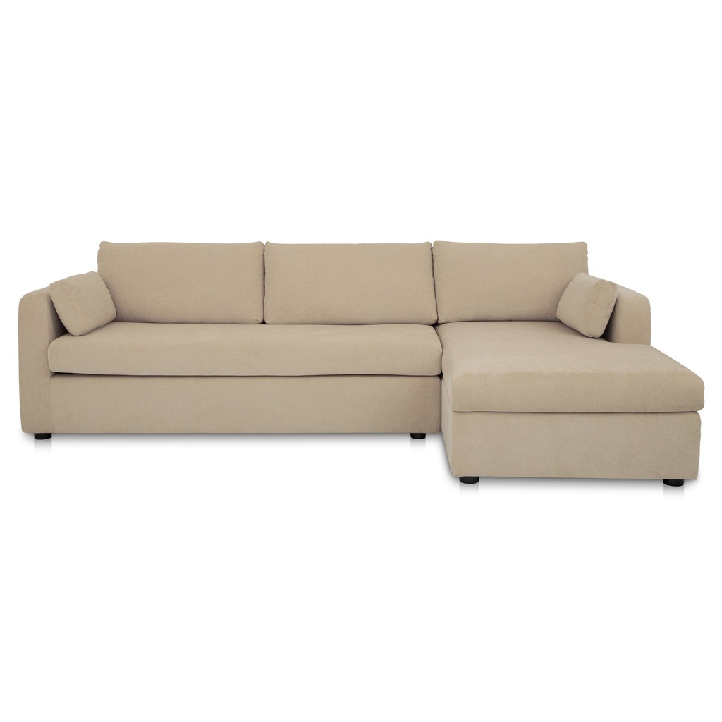 [VV-1007-34-R-0] Burrow Sleeper Sectional With Storage Chaise Sand Right