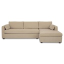 Burrow Sleeper Sectional With Storage Chaise Sand Right