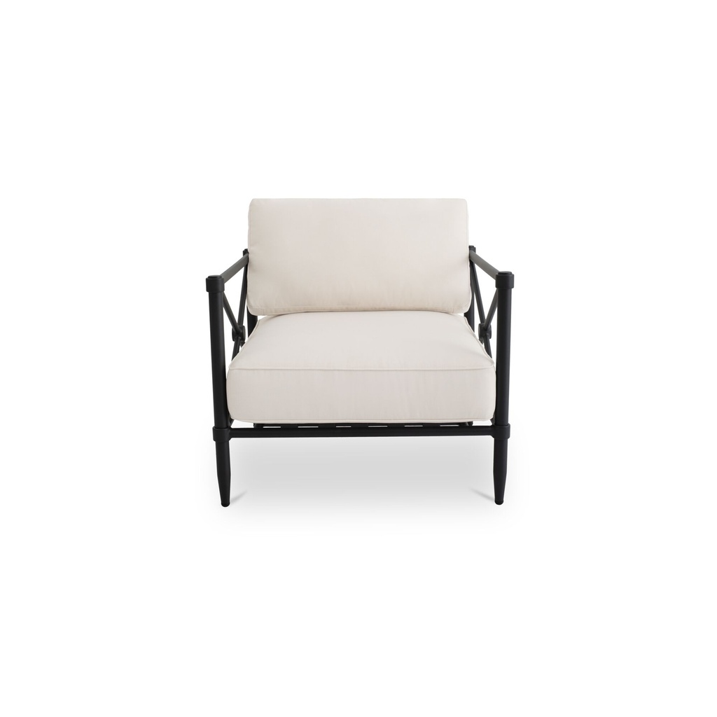[VV-1020-05] Willow Outdoor Accent Chair Cream