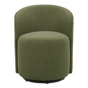 Sylvie Outdoor Swivel Dining Chair Green
