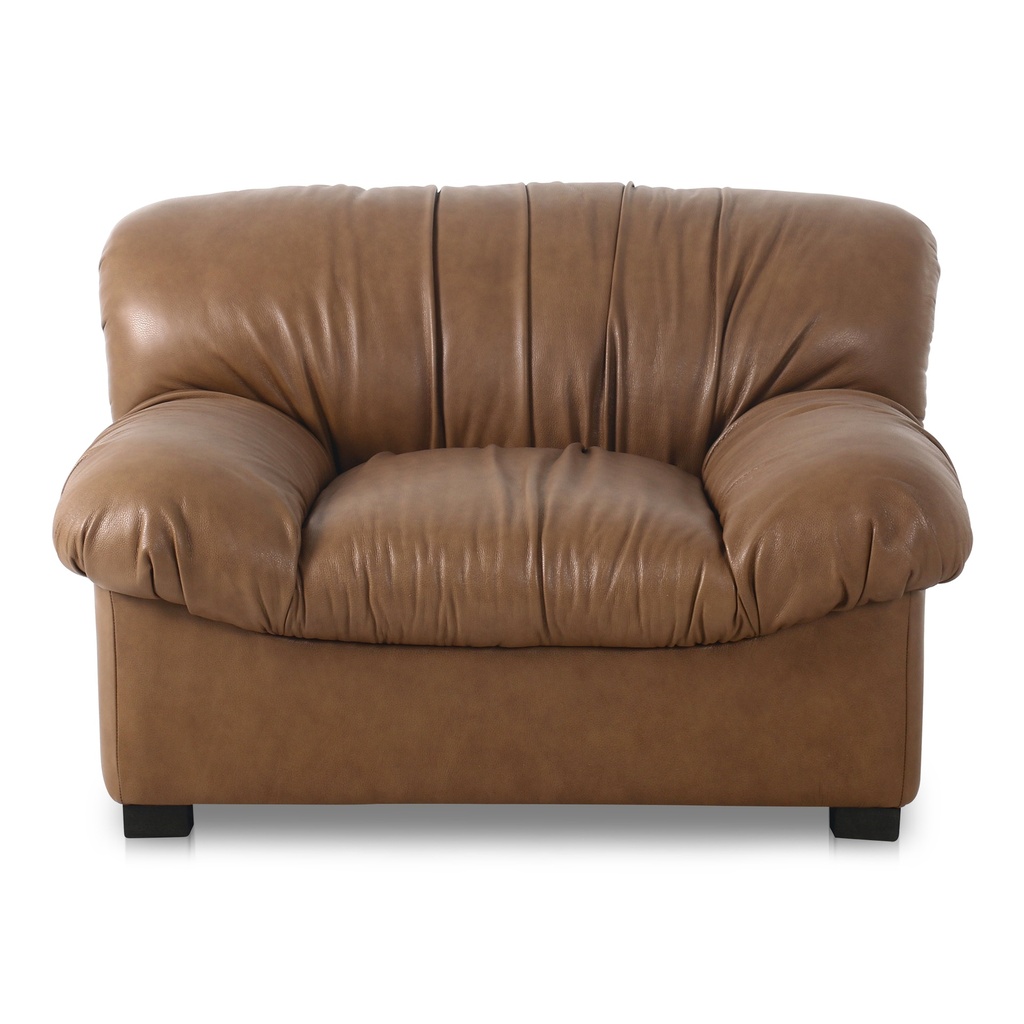 [AZ-1004-03] Halston Lounge Chair Tan Leather