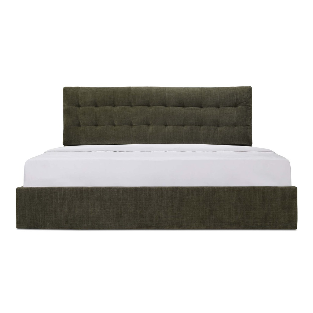 [RN-1155-27-0] Sebastion Queen Storage Bed Green